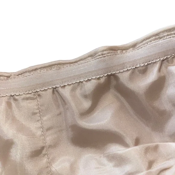 Adrianna Papell Boutique Women’s Sheath Dress Champagne Lace Over Lay Size 8 - Picture 9 of 10